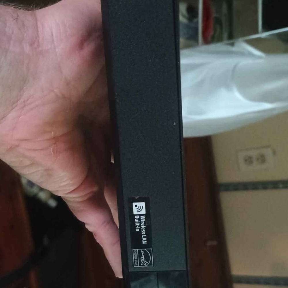 Black Wireless LAN Router